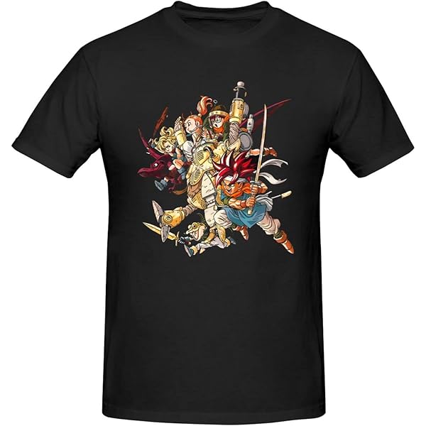 クロノトリガー Tシャツ Chrono Trigger tee vintage Chrono Trigger Retro Video Game T Shirt S White | Amazon.com